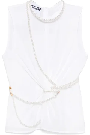 Moschino Mujer, Camisetas, Blanco, Talla: M
