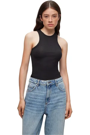 HUGO BOSS Mujer, Camisetas, Negro, Talla: S