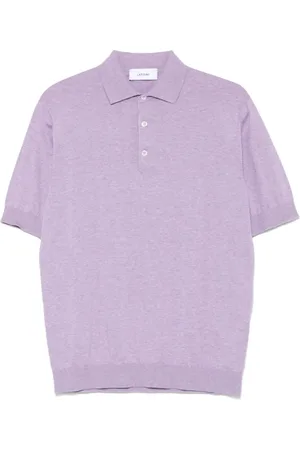 LARDINI Hombre, Camisetas, Púrpura, Talla: L