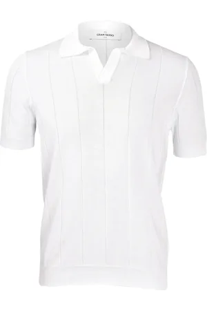 Gran Sasso Hombre, Camisetas, Blanco, Talla: M