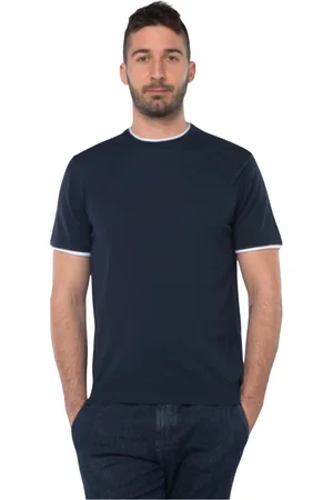 Daniele Fiesoli Hombre, Camisetas, Azul, Talla: XL