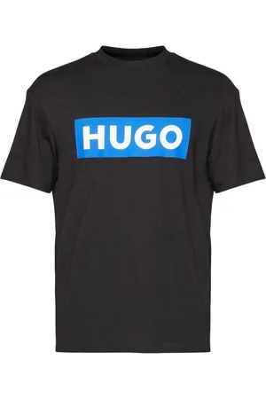 HUGO BOSS Hombre, Camisetas, Negro, Talla: M