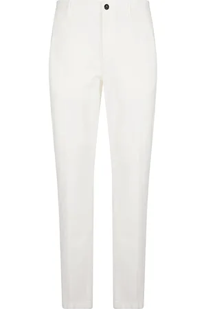 ELEVENTY Hombre, Pantalones, Blanco, Talla: W33