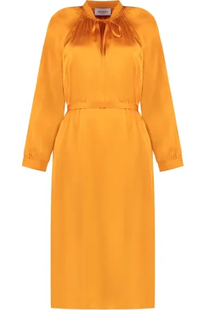 YVES SALOMON Mujer, Vestidos, Naranja, Talla: S