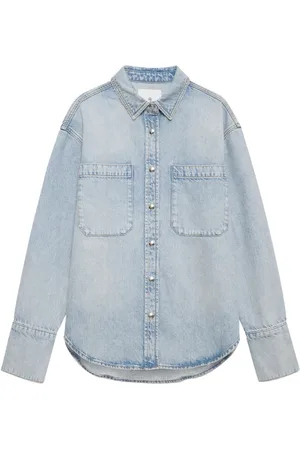ANINE BING Mujer, Blusas y Camisas, Azul, Talla: M