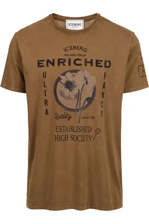 Iceberg Hombre, Camisetas, Marrón, Talla: XL