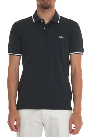 Woolrich Hombre, Camisetas, Azul, Talla: S