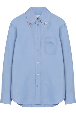 VALENTINO GARAVANI Mujer, Blusas y Camisas, Azul, Talla: S