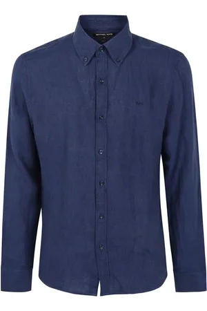 Michael Kors Hombre, Camisas, Azul, Talla: 2XL