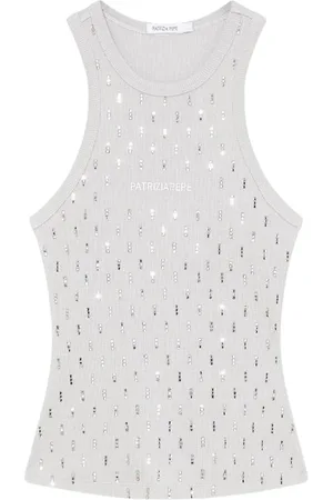 Patrizia Pepe Mujer, Camisetas, Gris, Talla: L