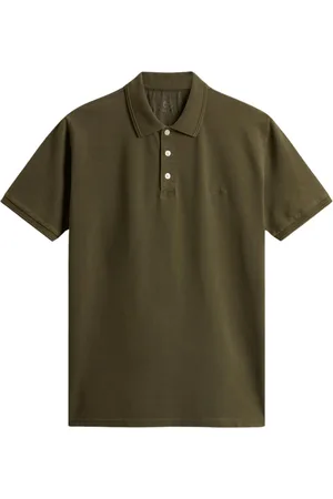 Woolrich Hombre, Camisetas, Verde, Talla: L