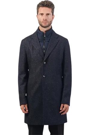 HUGO BOSS Hombre, Abrigos, Azul, Talla: M