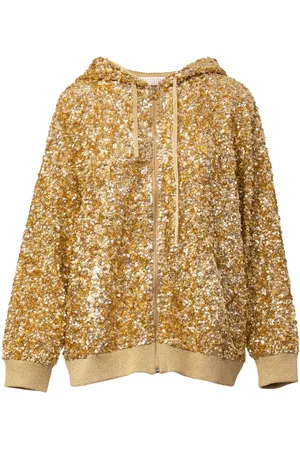 VALENTINO GARAVANI Mujer, Sudaderas, Amarillo, Talla: L