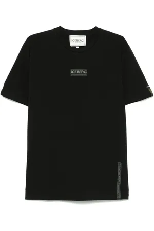 Iceberg Hombre, Camisetas, Negro, Talla: 2XL