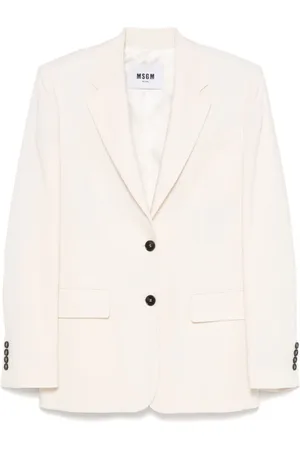 Msgm Mujer, Chaquetas, Blanco, Talla: S
