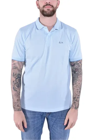 sun68 Hombre, Camisetas, Azul, Talla: L