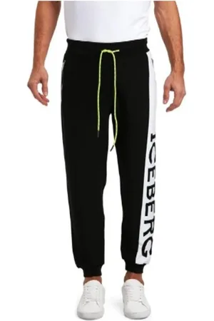 Iceberg Hombre, Pantalones, Negro, Talla: L