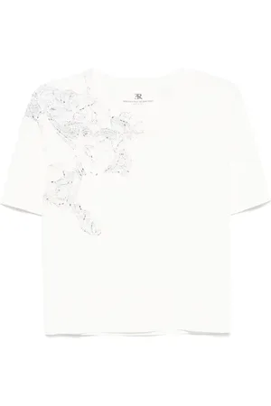 ERMANNO SCERVINO Mujer, Camisetas, Blanco, Talla: XS