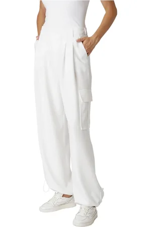 ELEVENTY Mujer, Pantalones, Blanco, Talla: M