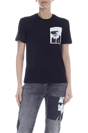 Karl Lagerfeld Mujer, Camisetas, Negro, Talla: XS