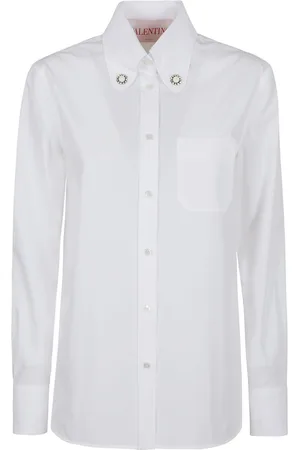 VALENTINO GARAVANI Mujer, Blusas y Camisas, Blanco, Talla: S