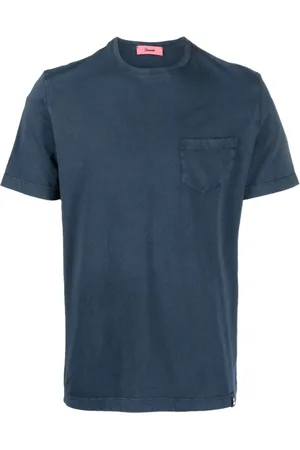 DRUMOHR Hombre, Camisetas, Azul, Talla: 2XL