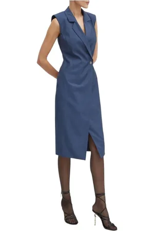 HUGO BOSS Mujer, Vestidos, Azul, Talla: L