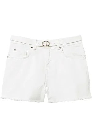 Twin-Set Mujer, Pantalones cortos, Blanco, Talla: W25