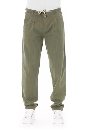 BALDININI Hombre, Pantalones, Verde, Talla: L