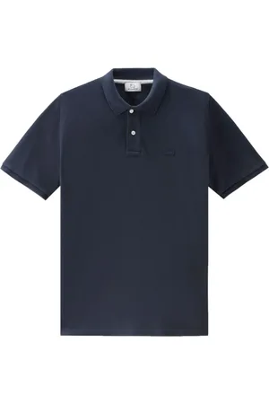 Woolrich Hombre, Camisetas, Azul, Talla: S