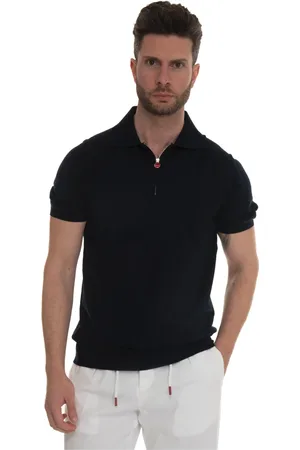 Kiton Hombre, Camisetas, Azul, Talla: L