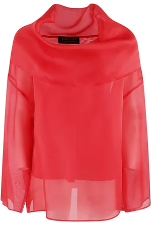 GIANLUCA CAPANNOLO Mujer, Blusas y Camisas, Rojo, Talla: M