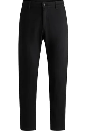 HUGO BOSS Hombre, Pantalones, Negro, Talla: W34 L34