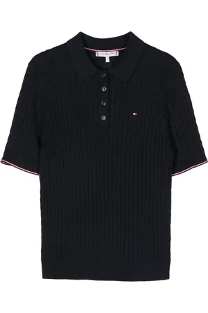 Tommy Hilfiger Hombre, Camisetas, Azul, Talla: L