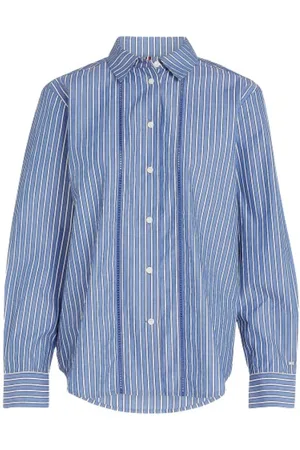 Tommy Hilfiger Mujer, Blusas y Camisas, Azul, Talla: 2XL