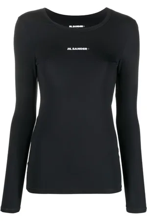 Jil Sander Mujer, Camisetas, Negro, Talla: M