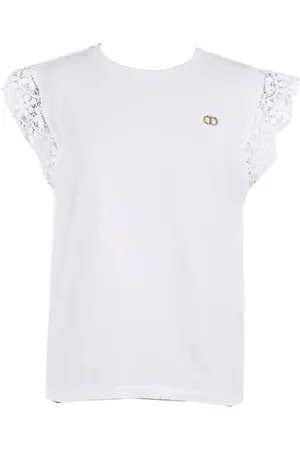 Twin-Set Mujer, Camisetas, Blanco, Talla: XS