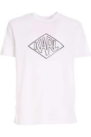 Karl Lagerfeld Hombre, Camisetas, Blanco, Talla: L