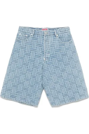 Kenzo Hombre, Pantalones cortos, Azul, Talla: W32