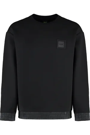 HUGO BOSS Hombre, Sudaderas, Negro, Talla: M