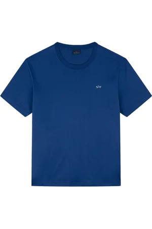 Paul & Shark Hombre, Camisetas, Azul, Talla: L