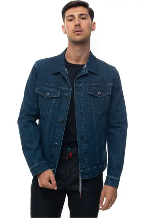 Kiton Hombre, Chaquetas, Azul, Talla: L