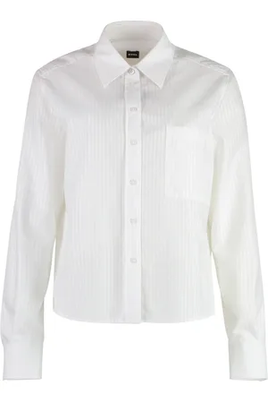 HUGO BOSS Mujer, Blusas y Camisas, Blanco, Talla: L