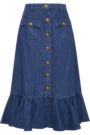 VALENTINO Mujer, Faldas, Azul, Talla: S