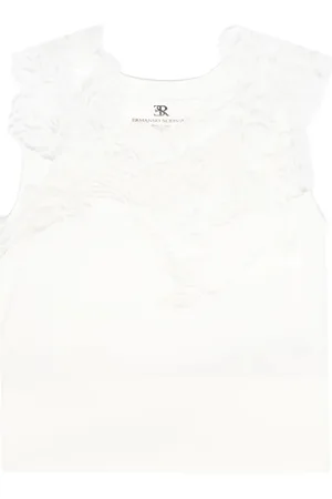 ERMANNO SCERVINO Mujer, Camisetas, Blanco, Talla: S