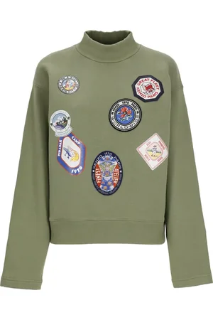 Kenzo Mujer, Sudaderas, Verde, Talla: M