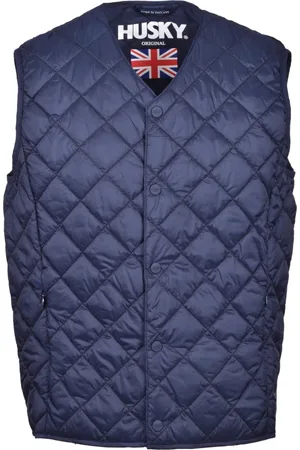 HUSKY Hombre, Chaquetas, Azul, Talla: L
