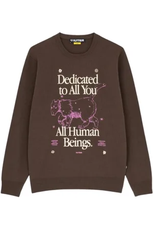 IUTER Hombre, Sudaderas, Marrón, Talla: S