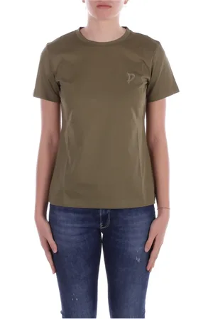 Dondup Mujer, Camisetas, Verde, Talla: S
