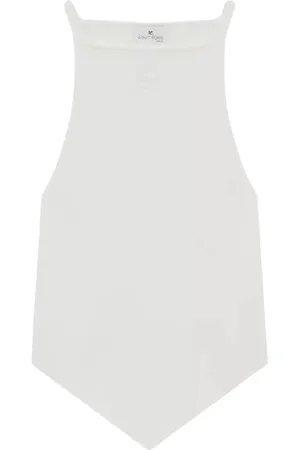 Courrèges Mujer, Camisetas, Blanco, Talla: L